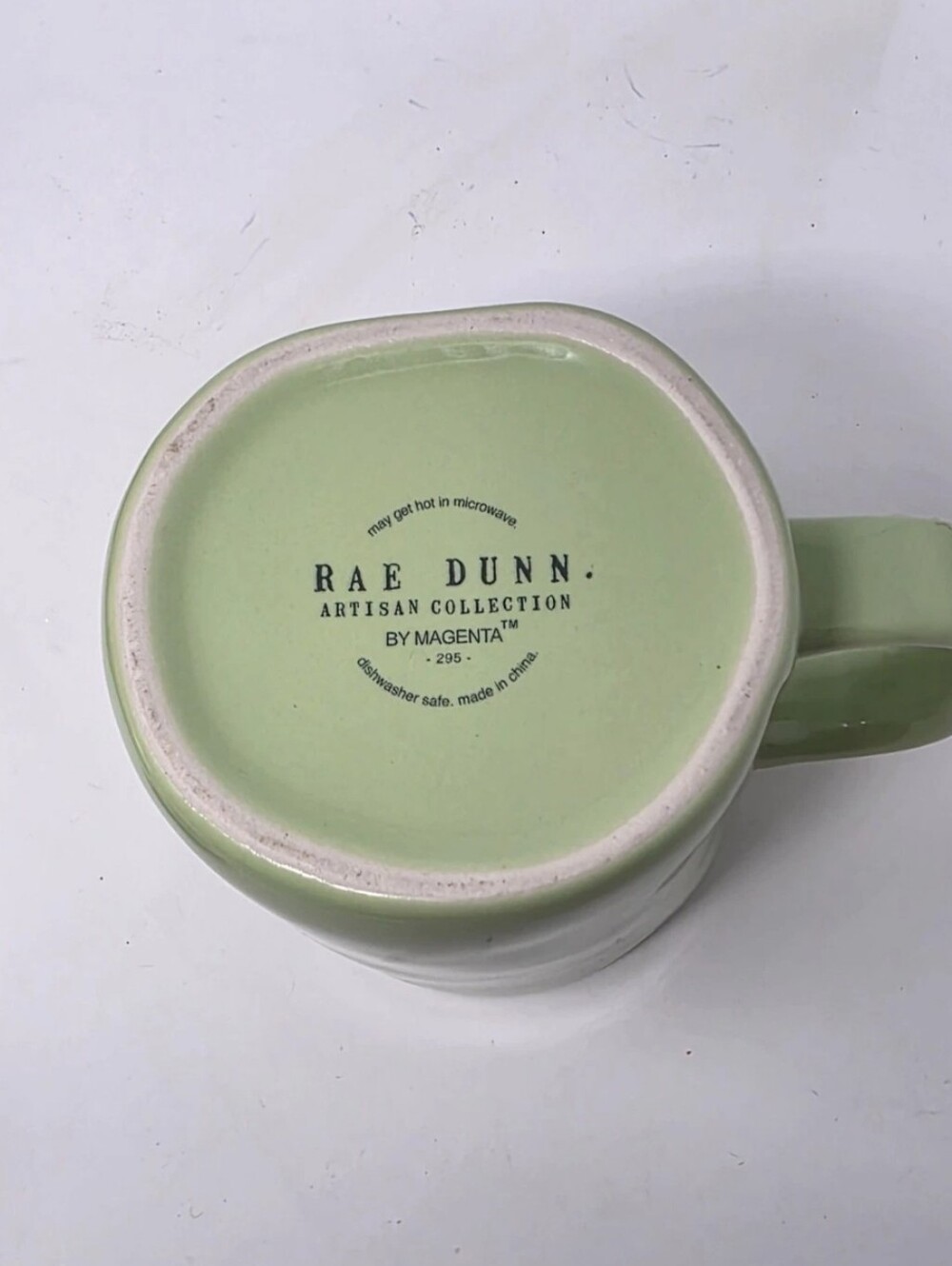 Rae Dunn “I Don't Carrot At All” Topper Mug Easter Artisan Collection 16Oz NWOT - Picture 5 of 7